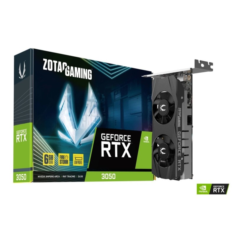 ZOTAC VGA GEFORCE RTX 3050 DUAL LP 6GB GDDR6 3 YEARS WARRANTY